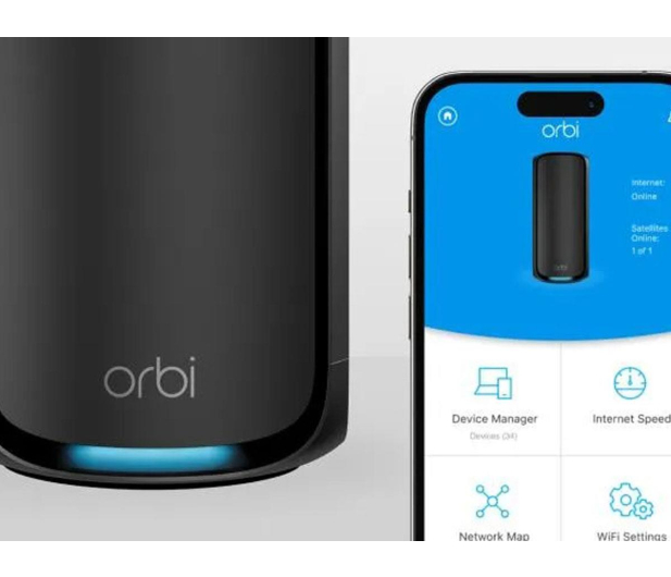 NETGEAR Orbi 970 RBE973SB (27000Mb/s a/b/g/n/ac/ax/be) 3xAP RBE973SB-100EUS - 1455603 - zdjęcie 5